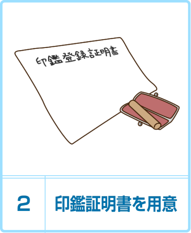 印鑑証明書を用意